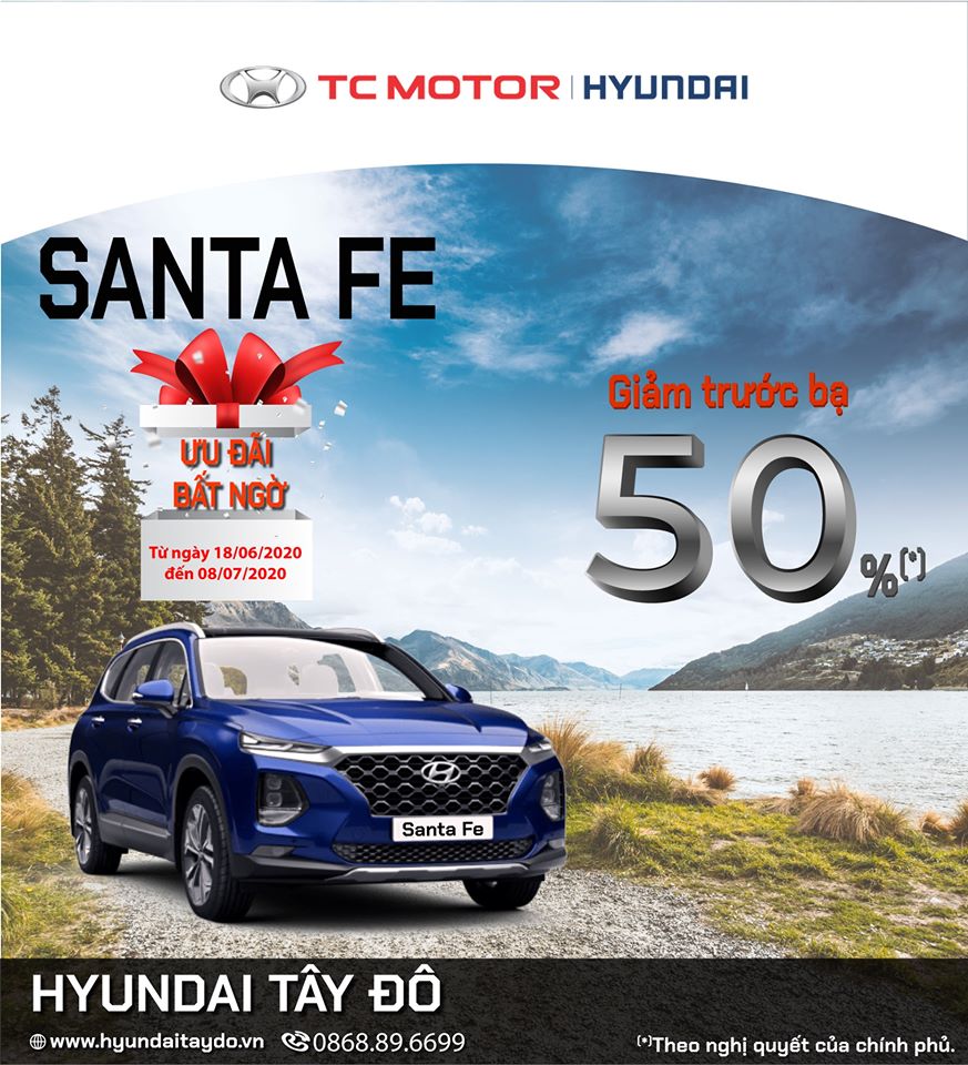 MUA HYUNDAI SANTAFE NGAY HÔM NAY